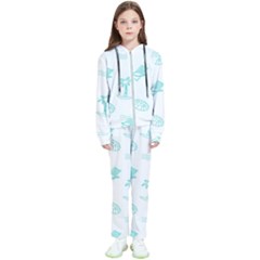 Summer Beach Seamless Pattern Kids  Tracksuit by ConteMonfrey