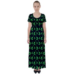 Our Dino Friends High Waist Short Sleeve Maxi Dress by ConteMonfrey