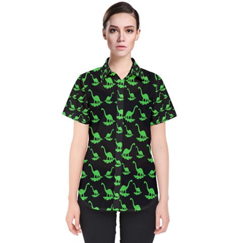 Our Dino Friends Women s Short Sleeve Shirt by ConteMonfrey