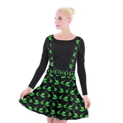 Our Dino Friends Suspender Skater Skirt by ConteMonfrey