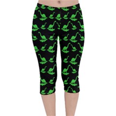 Our Dino Friends Velvet Capri Leggings  by ConteMonfrey