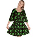 Our dino friends Velour Kimono Dress View1