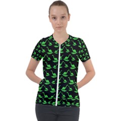 Our Dino Friends Short Sleeve Zip Up Jacket by ConteMonfrey