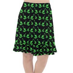 Our Dino Friends Fishtail Chiffon Skirt by ConteMonfrey