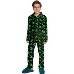 Our Dino Friends Kids  Long Sleeve Velvet Pajamas Set by ConteMonfrey