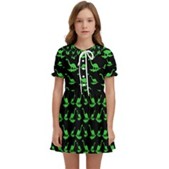 Our Dino Friends Kids  Sweet Collar Dress by ConteMonfrey