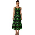 Our dino friends Square Neckline Tiered Midi Dress View1