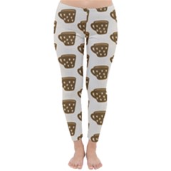 Cozy Coffee Cup Classic Winter Leggings by ConteMonfrey