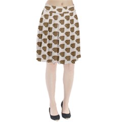 Cozy Coffee Cup Pleated Skirt