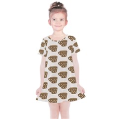 Cozy Coffee Cup Kids  Simple Cotton Dress by ConteMonfrey