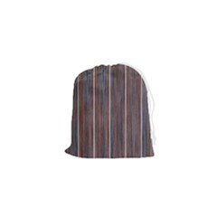 Dark Digital Wood Like Drawstring Pouch (xs) by ConteMonfrey