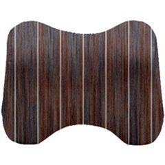 Dark Digital Wood Like Head Support Cushion by ConteMonfrey