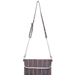 Dark Digital Wood Like Mini Crossbody Handbag by ConteMonfrey