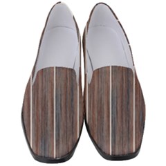 Dark Digital Wood Like Women s Classic Loafer Heels by ConteMonfrey