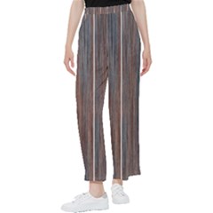 Dark Digital Wood Like Women s Pants  by ConteMonfrey