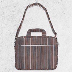 Dark Digital Wood Like Macbook Pro 13  Shoulder Laptop Bag  by ConteMonfrey