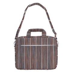 Dark Digital Wood Like Macbook Pro 16  Shoulder Laptop Bag by ConteMonfrey