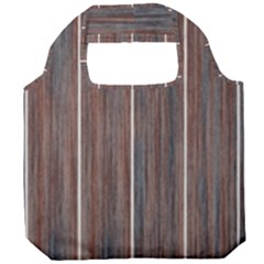 Dark Digital Wood Like Foldable Grocery Recycle Bag by ConteMonfrey