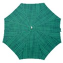 Painted green digital Wood Straight Umbrellas View1