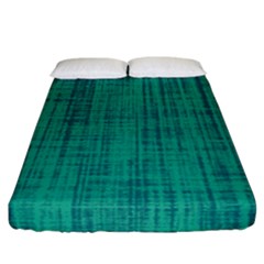 Painted Green Digital Wood Fitted Sheet (california King Size) by ConteMonfrey