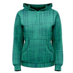 Painted Green Digital Wood Women s Pullover Hoodie