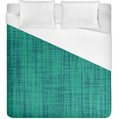 Painted Green Digital Wood Duvet Cover (king Size) by ConteMonfrey