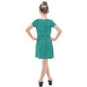 Painted green digital Wood Kids  Cross Web Dress View2