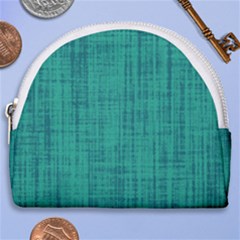 Painted Green Digital Wood Horseshoe Style Canvas Pouch by ConteMonfrey