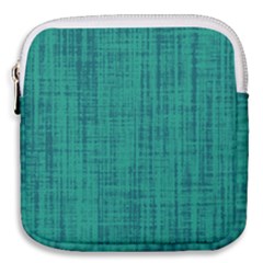 Painted Green Digital Wood Mini Square Pouch by ConteMonfrey