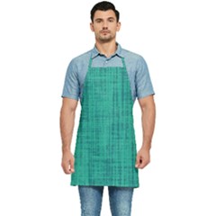 Painted Green Digital Wood Kitchen Apron by ConteMonfrey