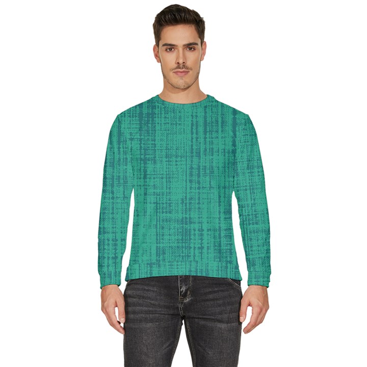 Painted green digital Wood Men s Fleece Sweatshirt