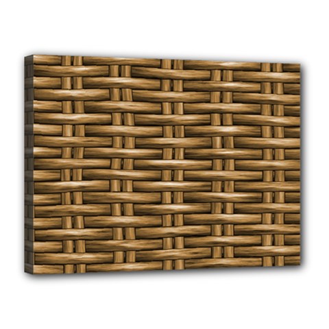 Brown Digital Straw - Country Side Canvas 16  X 12  (stretched) by ConteMonfrey