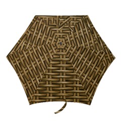 Brown Digital Straw - Country Side Mini Folding Umbrellas