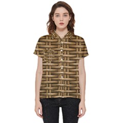 Brown Digital Straw - Country Side Short Sleeve Pocket Shirt by ConteMonfrey