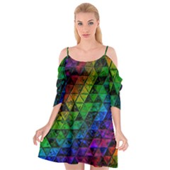 Pride Glass Cutout Spaghetti Strap Chiffon Dress by MRNStudios