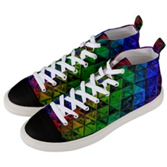 Pride Glass Men s Mid-top Canvas Sneakers by MRNStudios