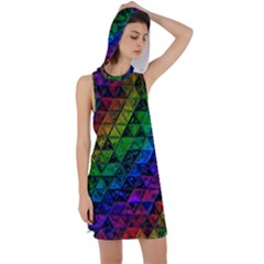 Pride Glass Racer Back Hoodie Dress by MRNStudios