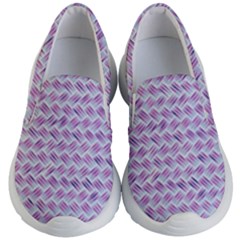 Purple Straw - Country Side  Kids Lightweight Slip Ons