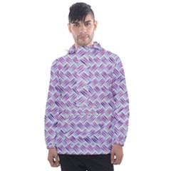 Purple Straw - Country Side  Men s Front Pocket Pullover Windbreaker