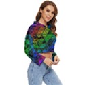 Pride Glass Women s Lightweight Cropped Hoodie View3