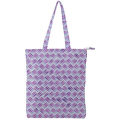 Purple Straw - Country Side  Double Zip Up Tote Bag by ConteMonfrey