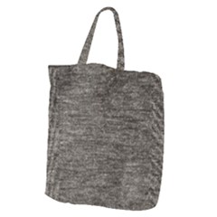 Gray Digital Fabric Vintage Giant Grocery Tote by ConteMonfrey