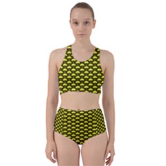 Under My Little Yellow Umbrella Racer Back Bikini Set by ConteMonfrey