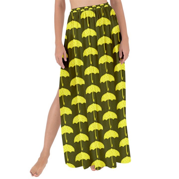 Under My Little yellow Umbrella Maxi Chiffon Tie-Up Sarong