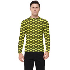 Under My Little Yellow Umbrella Men s Long Sleeve Rash Guard by ConteMonfrey