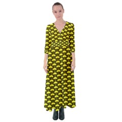 Under My Little Yellow Umbrella Button Up Maxi Dress by ConteMonfrey