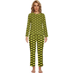 Under My Little Yellow Umbrella Womens  Long Sleeve Lightweight Pajamas Set by ConteMonfrey