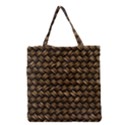 Brown Straw - Country Side Grocery Tote Bag View1