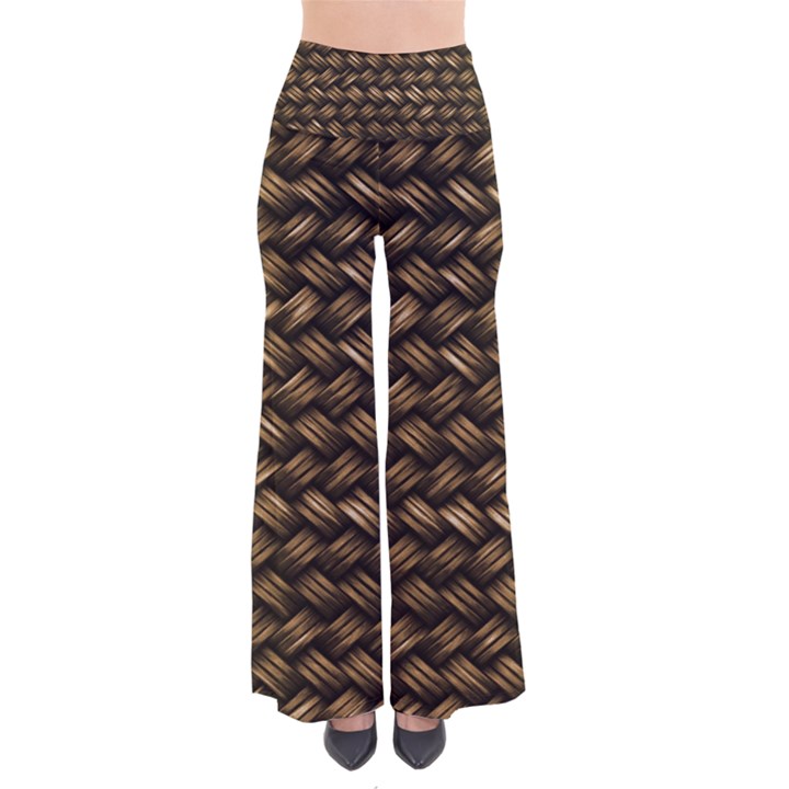 Brown Straw - Country Side So Vintage Palazzo Pants