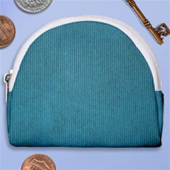 Blue Digital Fabric Horseshoe Style Canvas Pouch by ConteMonfrey